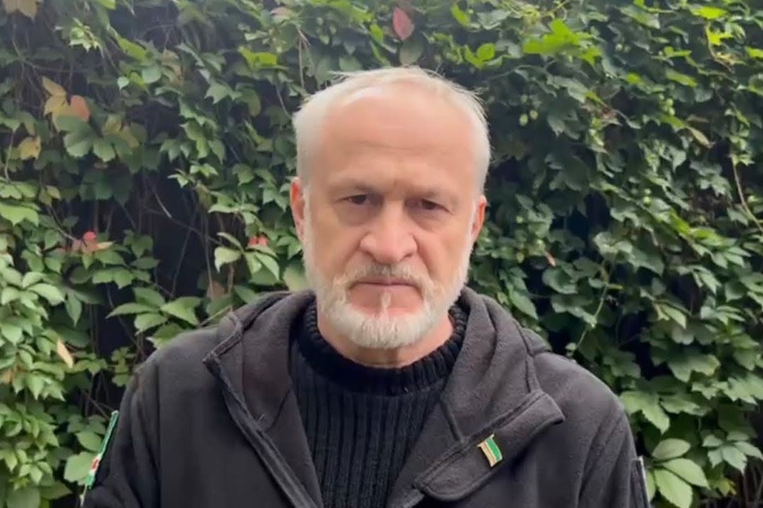 Akhmed Zakaev. Screengrab from video.