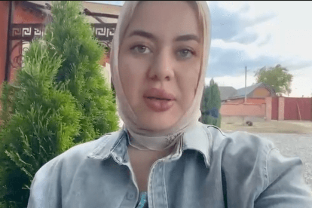 Belkisa Mintsaeva. Screengrab from video.