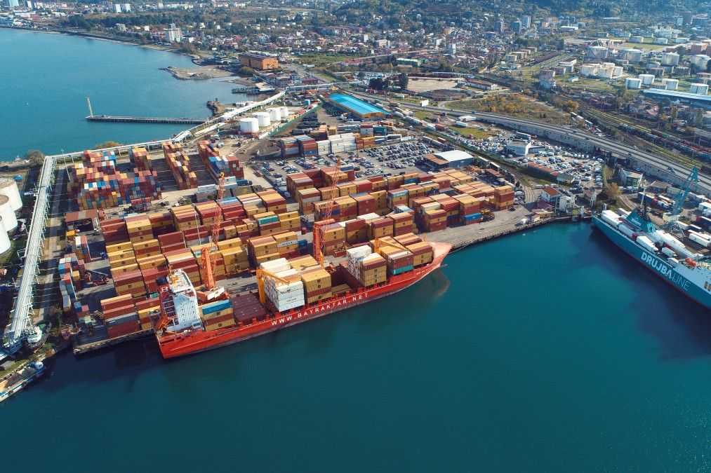 A port in Batumi. Photo via BICT.