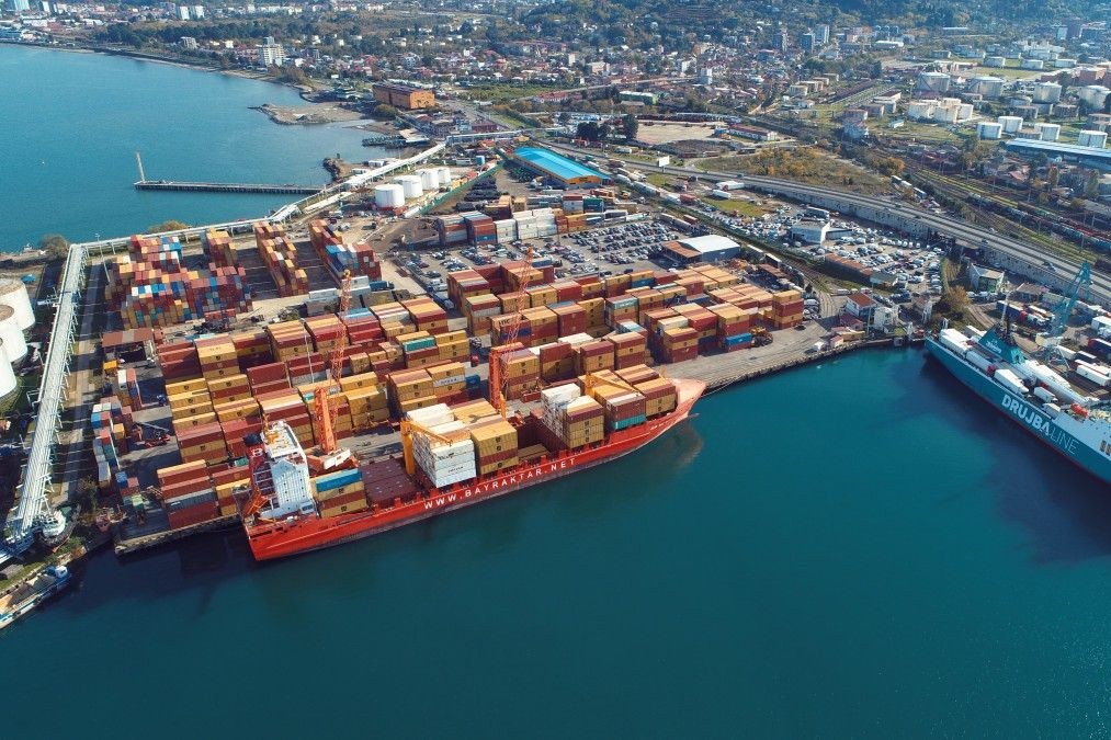 A port in Batumi. Photo via BICT.