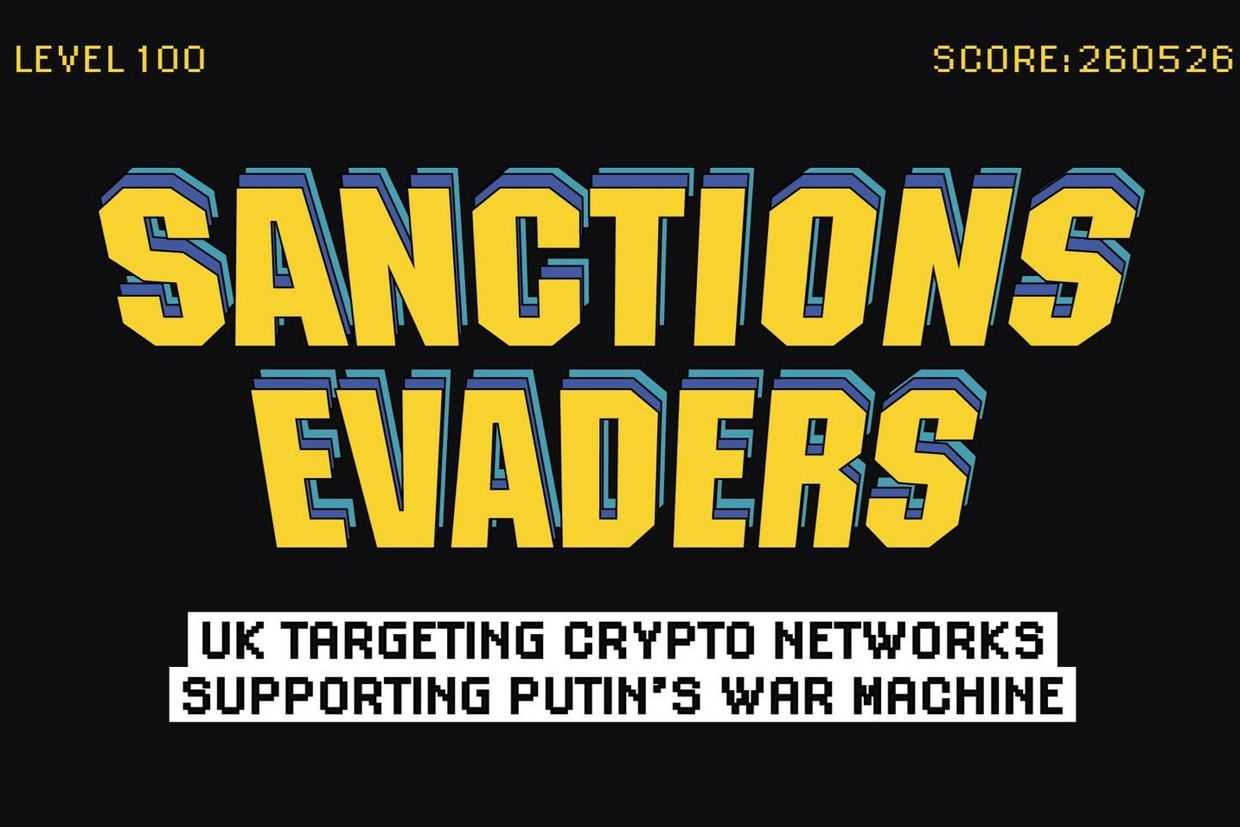 An illustration used by the UK in its announcement of the new sanctions. Official illustration.