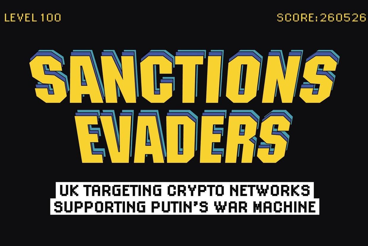 An illustration used by the UK in its announcement of the new sanctions. Official illustration.