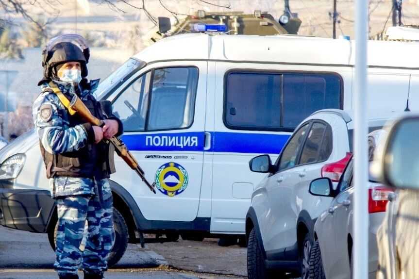 Police officers in Karachay-Cherkessia. Photo: TASS.