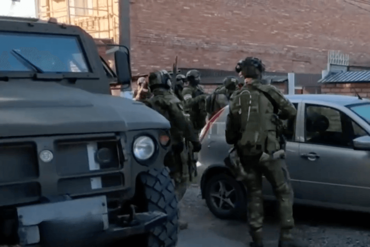The detention of the cirizen of Malgobek, June 2026. Photo: social media.