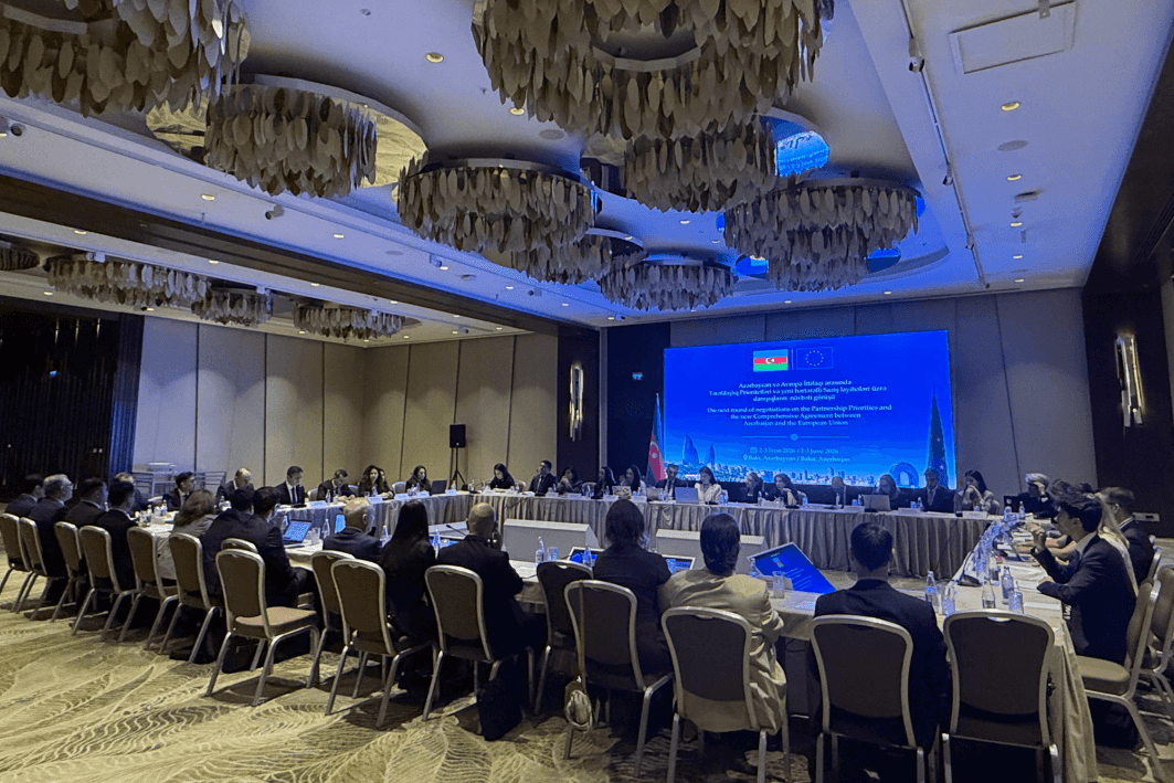 Meeting of the delegations of Azerbaijan and the EU in Baku on 2-3 June. Official photo.