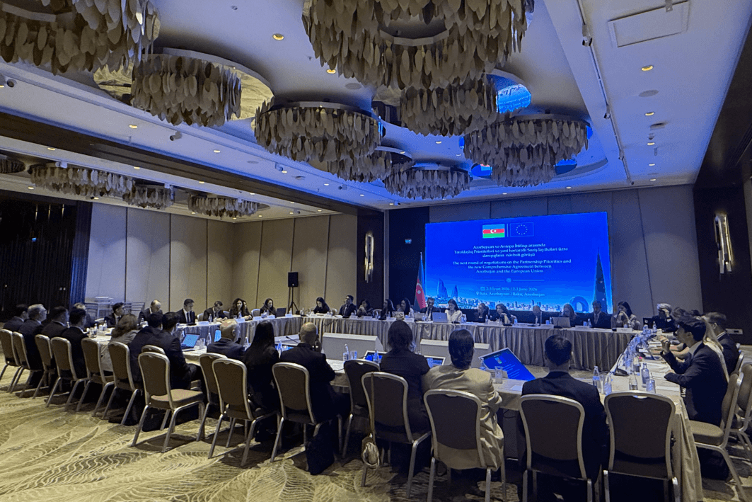Meeting of the delegations of Azerbaijan and the EU in Baku on 2-3 June. Official photo.