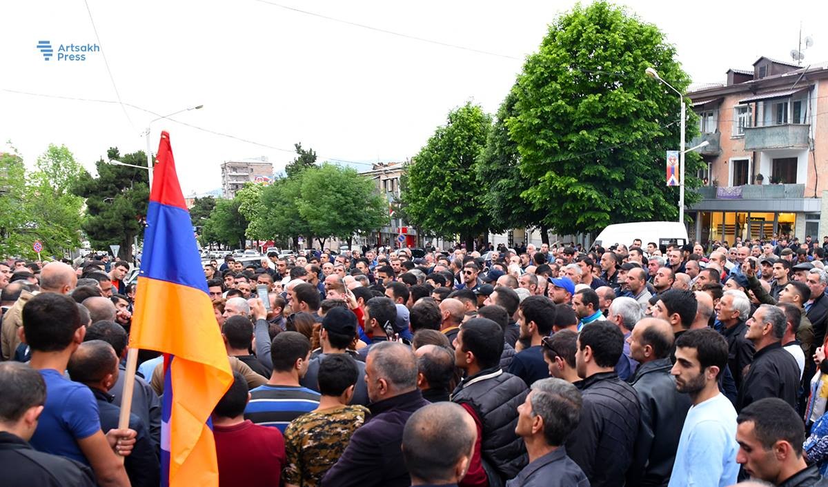 Protests hit Nagorno-Karabakh after security forces ‘beat up two’