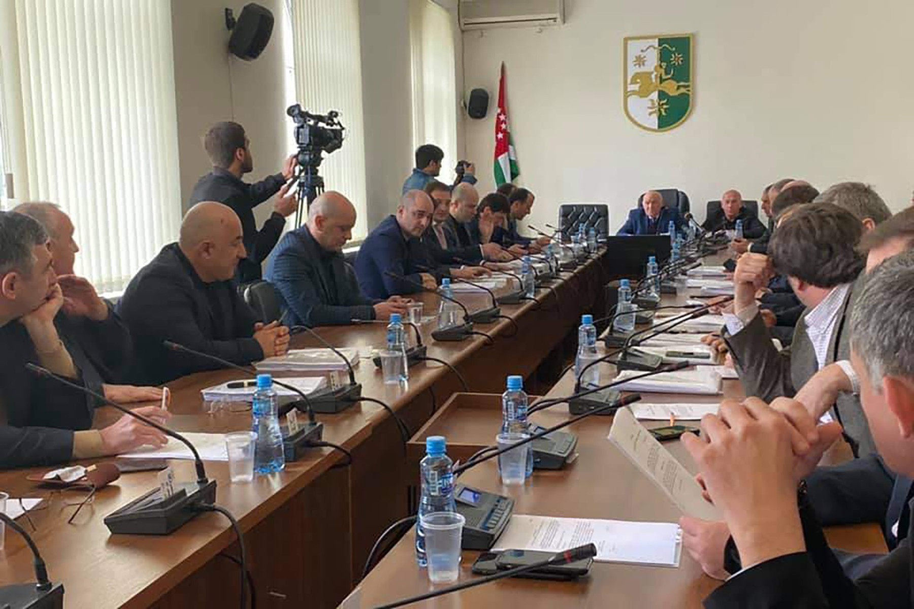 The Abkhazian Parliament passing the changes. Photo: Apsny Today.