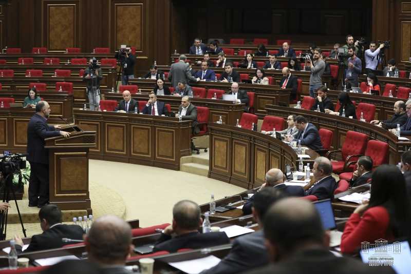 Armenian Parliament Session on 5 March. Photo: parliament.am.