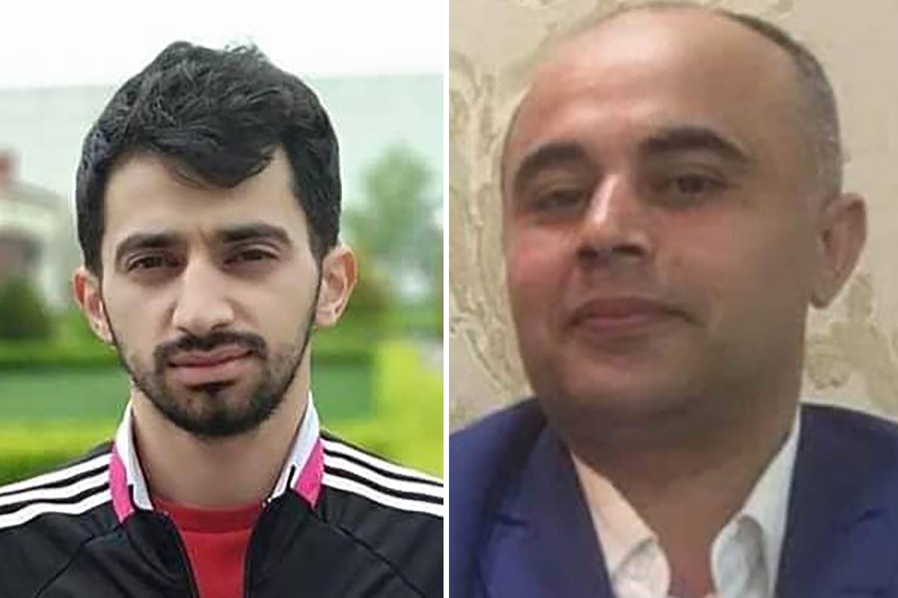 Mehdi Ibrahimov (left) and Ismayil Hasanov. Images via Azadlig.