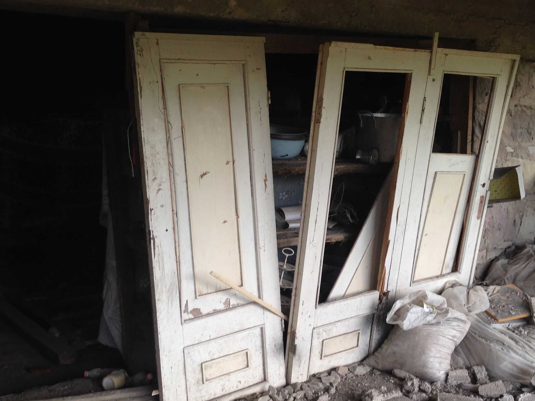 Many houses in the Tavush region were badly damaged. Photo: Armine Avetisyan / OC Media.