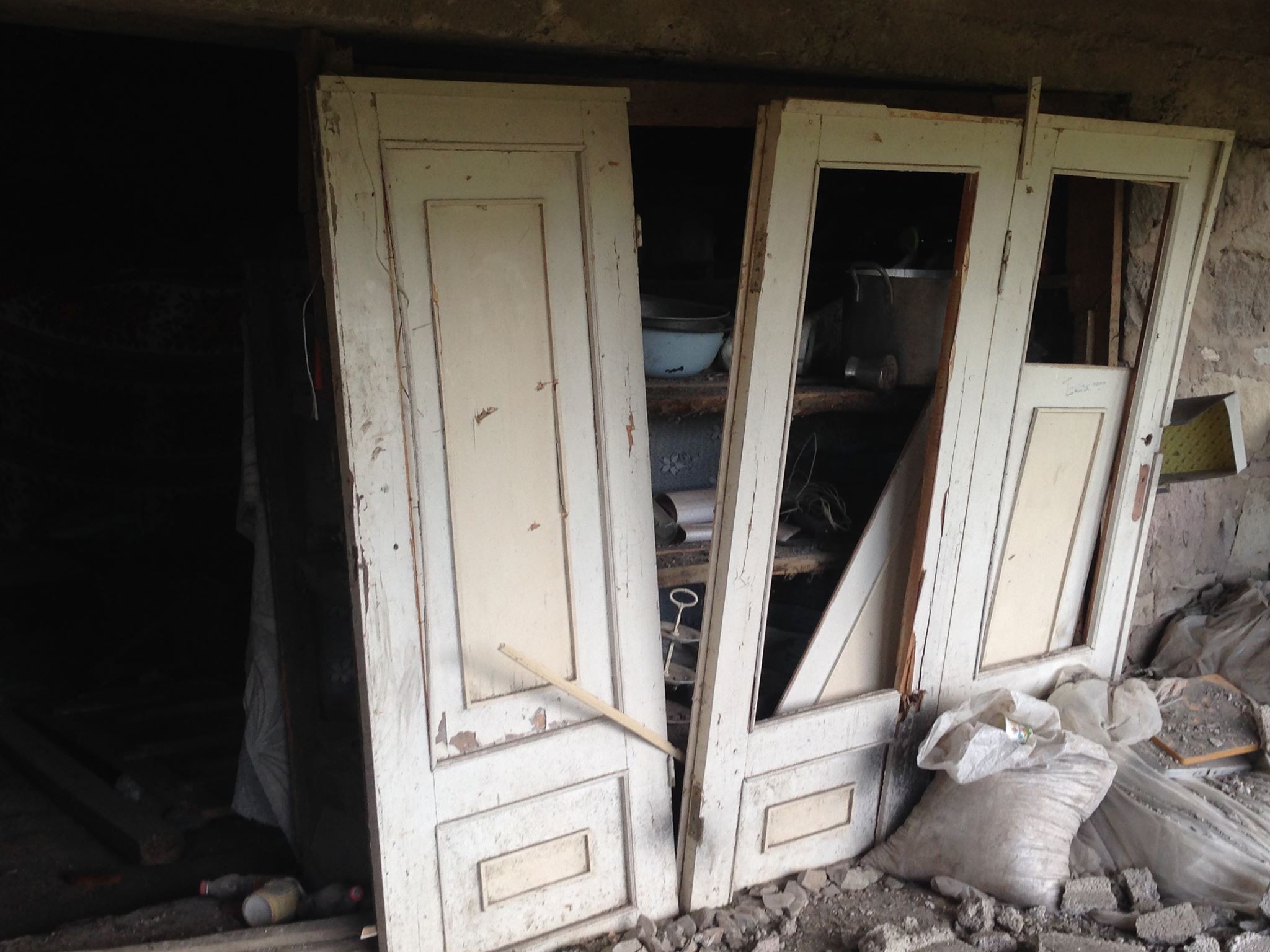 Many houses in the Tavush region were badly damaged. Photo: Armine Avetisyan / OC Media.