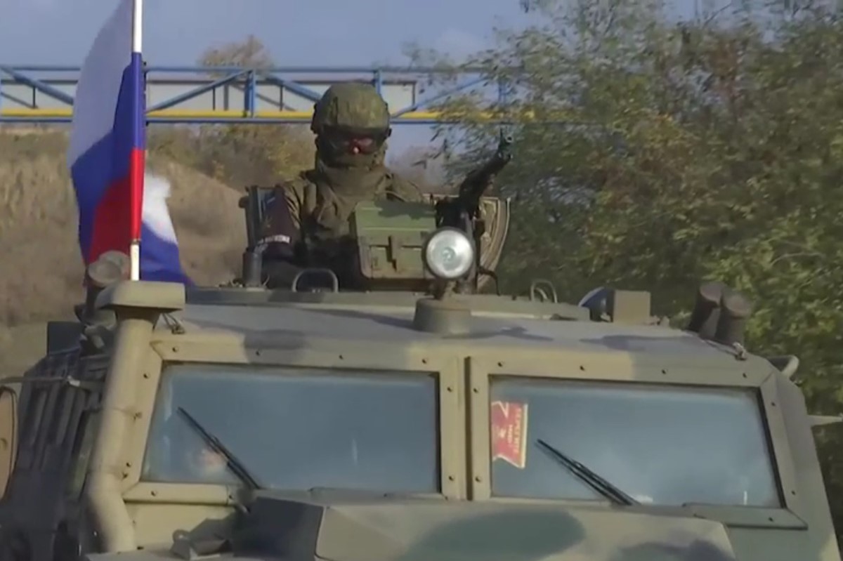 A Russian peacekeeping unit in Nagorno-Karabakh. Photo: Russian Ministry of Defence.