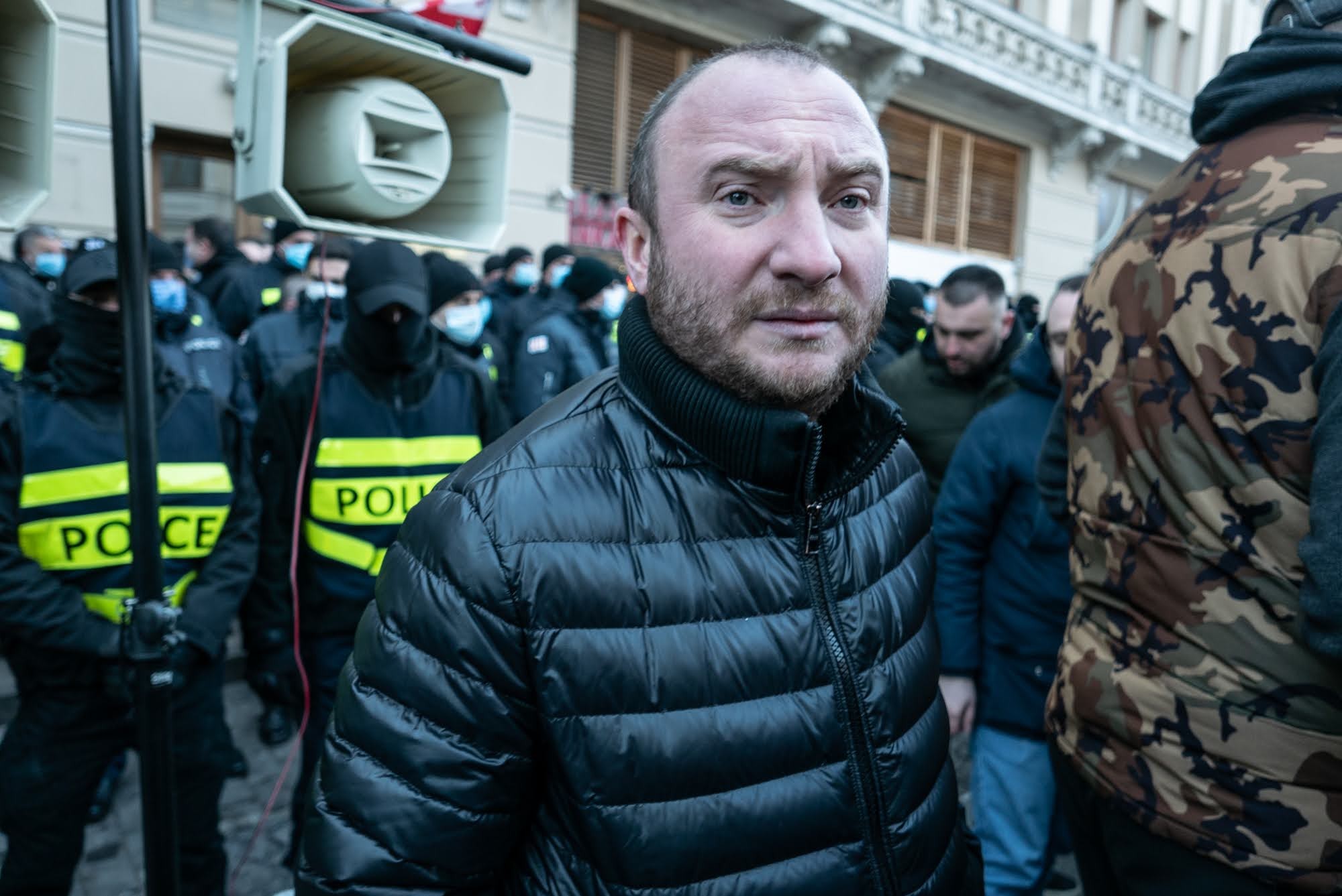 Konstantine Morgoshia, the leader of Alt Info. Photo: Mariam Nikuradze/OC Media.