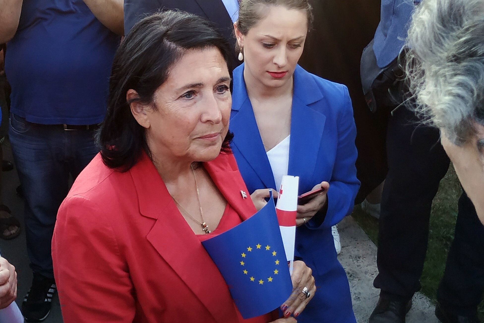 Georgian President Salome Zurabishvili. Photo: Shota Kincha/OC Media.