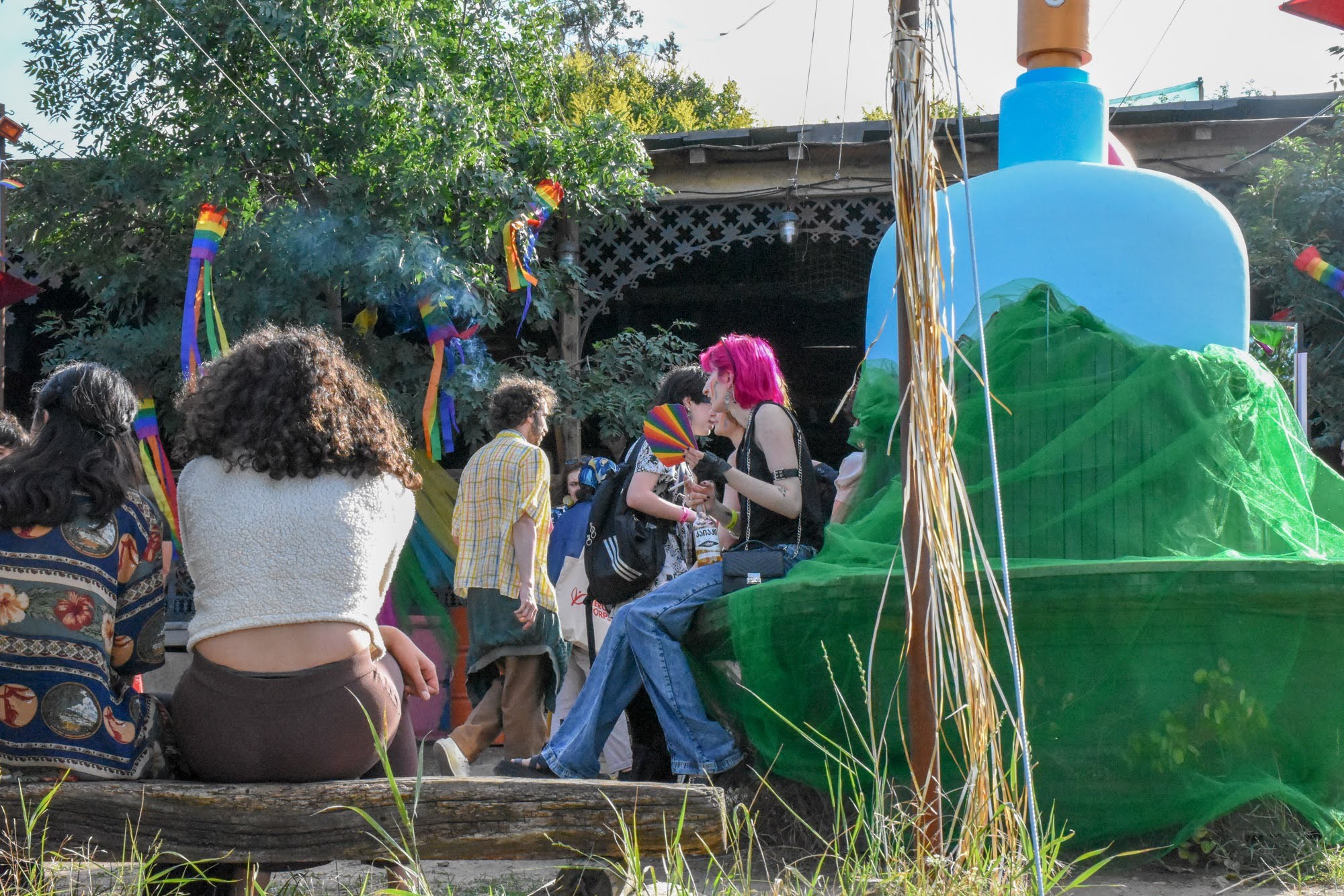 Pride Fest 2022 at Mtastminda Park. Photo: Tata Shoshiashvili/OC Media.