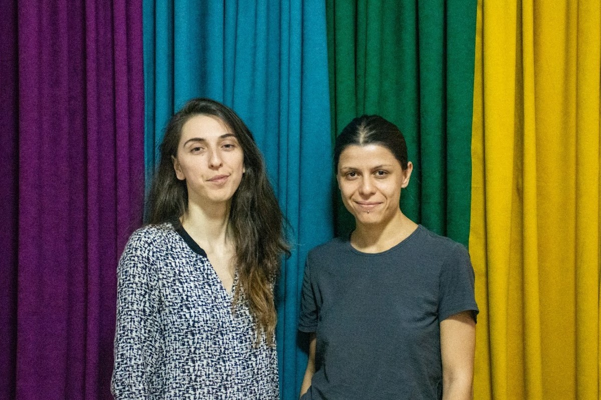 Mariam Kvaratskhelia and Ani Subeliani. Photo: Tata Shoshiashvili/OC Media.