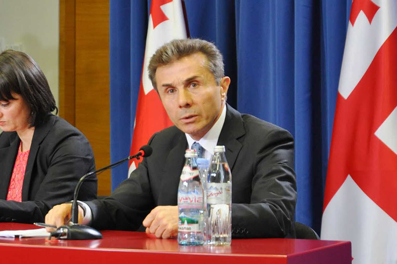 Ivanishvili at a press conference in 2013. Photo: Mariam Nikuradze/OC Media