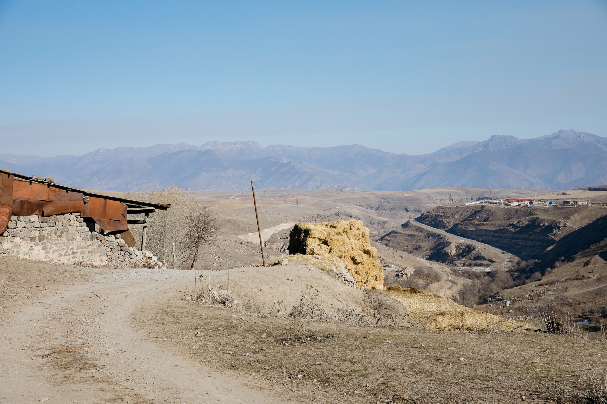 The view from Tegh towards Nagorno-Karabakh. Photo: Tom Videlo/OC Media.