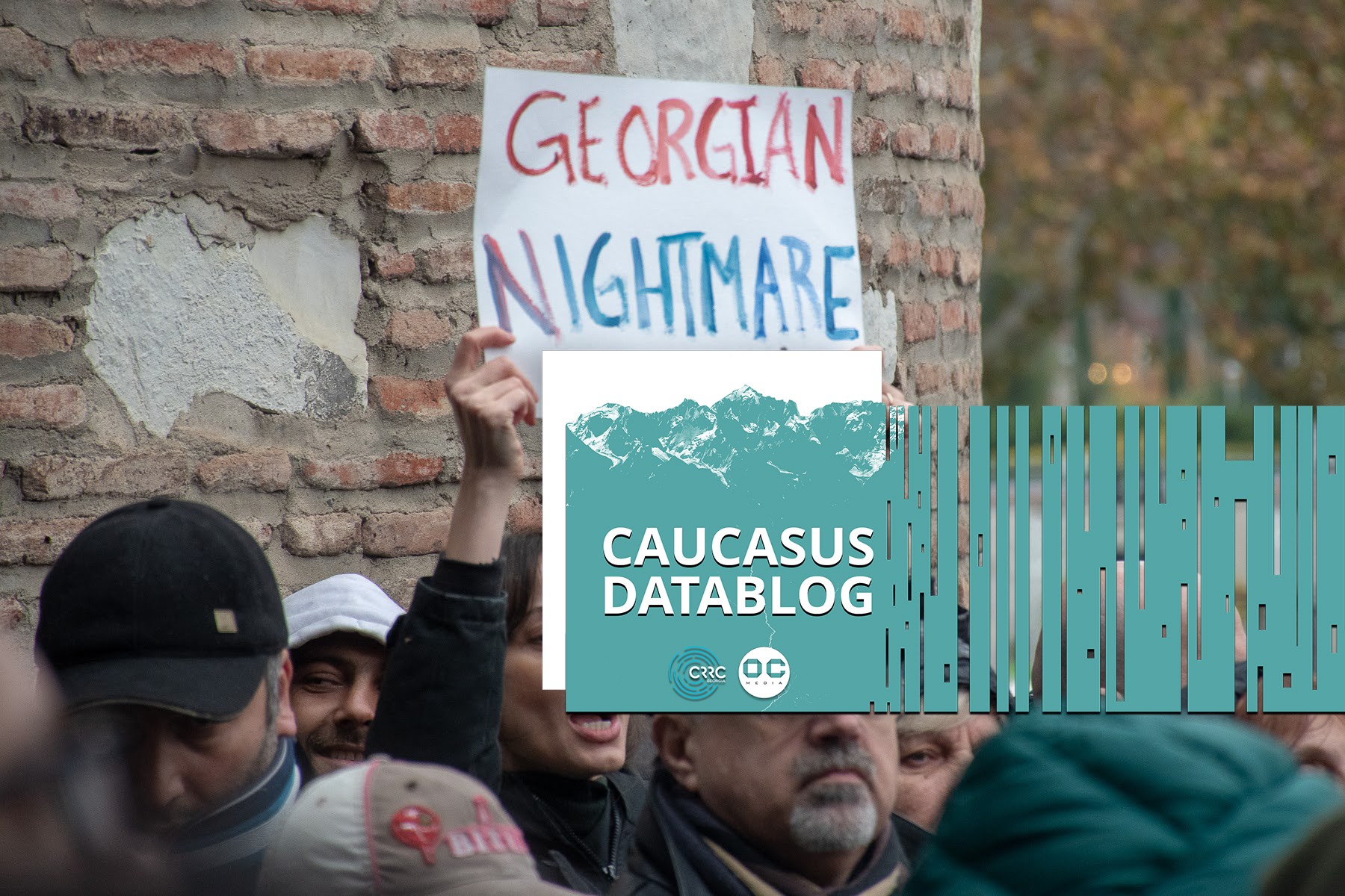 Protesters in Tbilisi in December 2022. Photo: Shota Kincha/OC Media