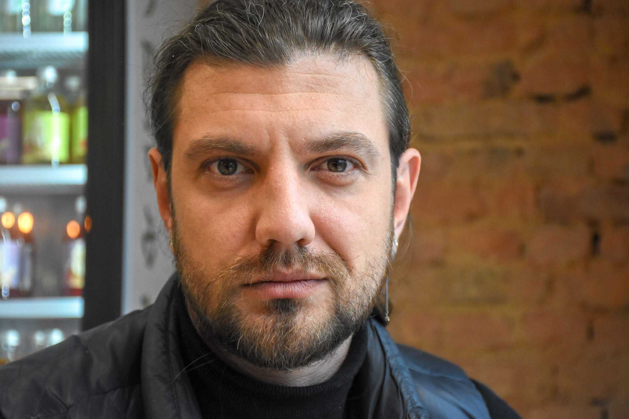 Anatoly Sobolev says the organisation he works for, Volunteer Tbilisi, receives up to 5,000 requests for help every month. ‘Those with nowhere to go call, those who need advice on arranging documents, and so on.’ Photo: Tata Shoshiashvili/OC Media/CivilNet.