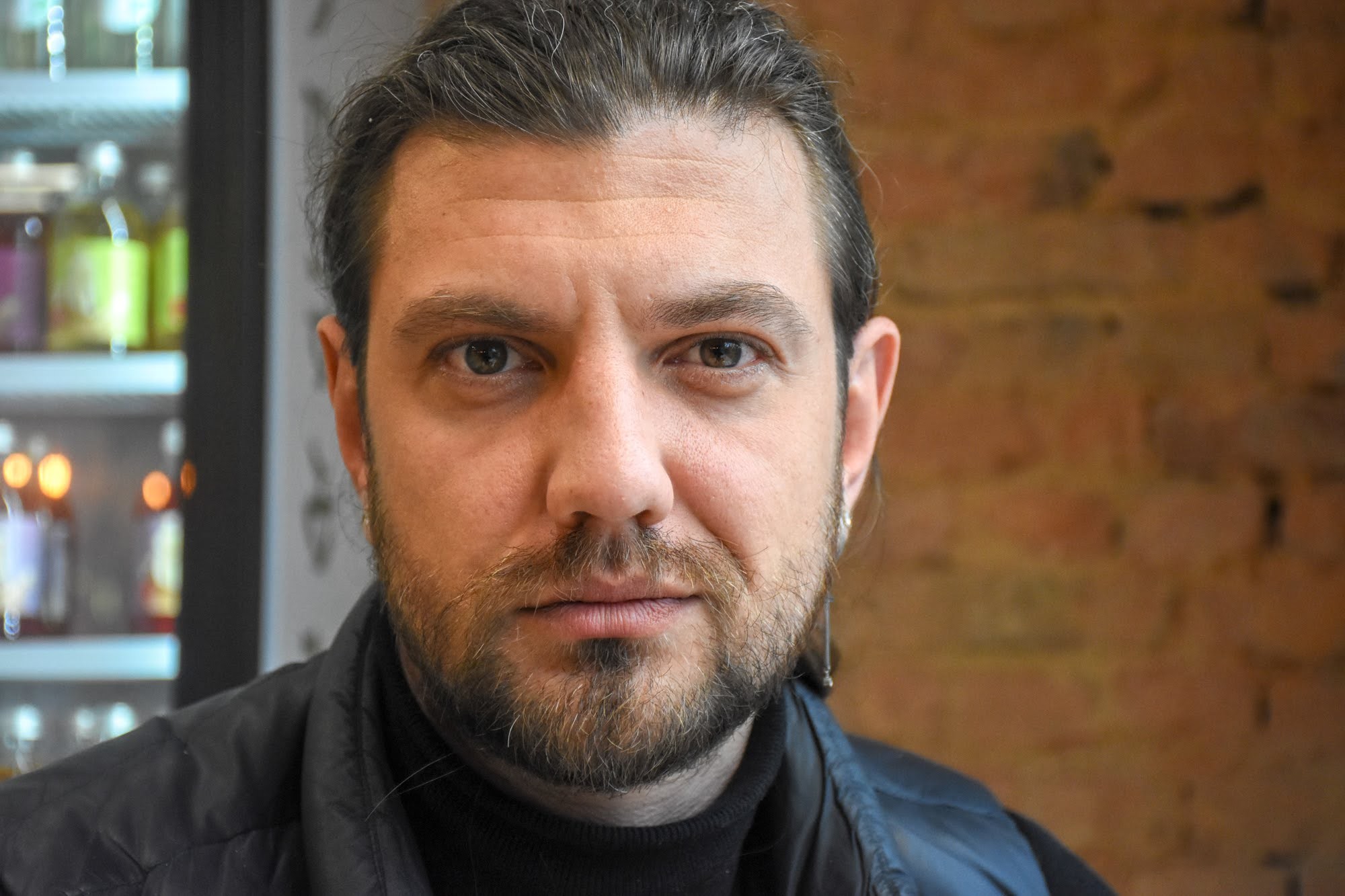 Anatoly Sobolev says the organisation he works for, Volunteer Tbilisi, receives up to 5,000 requests for help every month. ‘Those with nowhere to go call, those who need advice on arranging documents, and so on.’ Photo: Tata Shoshiashvili/OC Media/CivilNet.