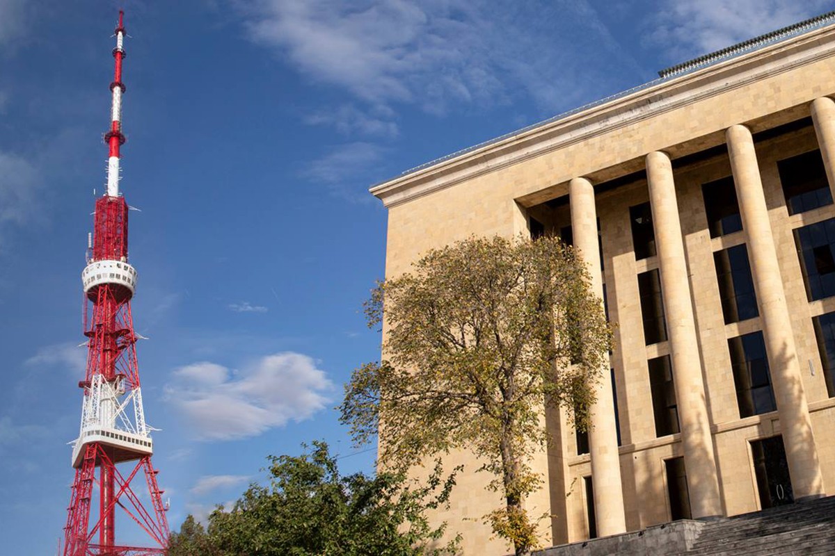 the Armenian Public Television Broadcaster and TV Tower. Image via Public Broadcaster.