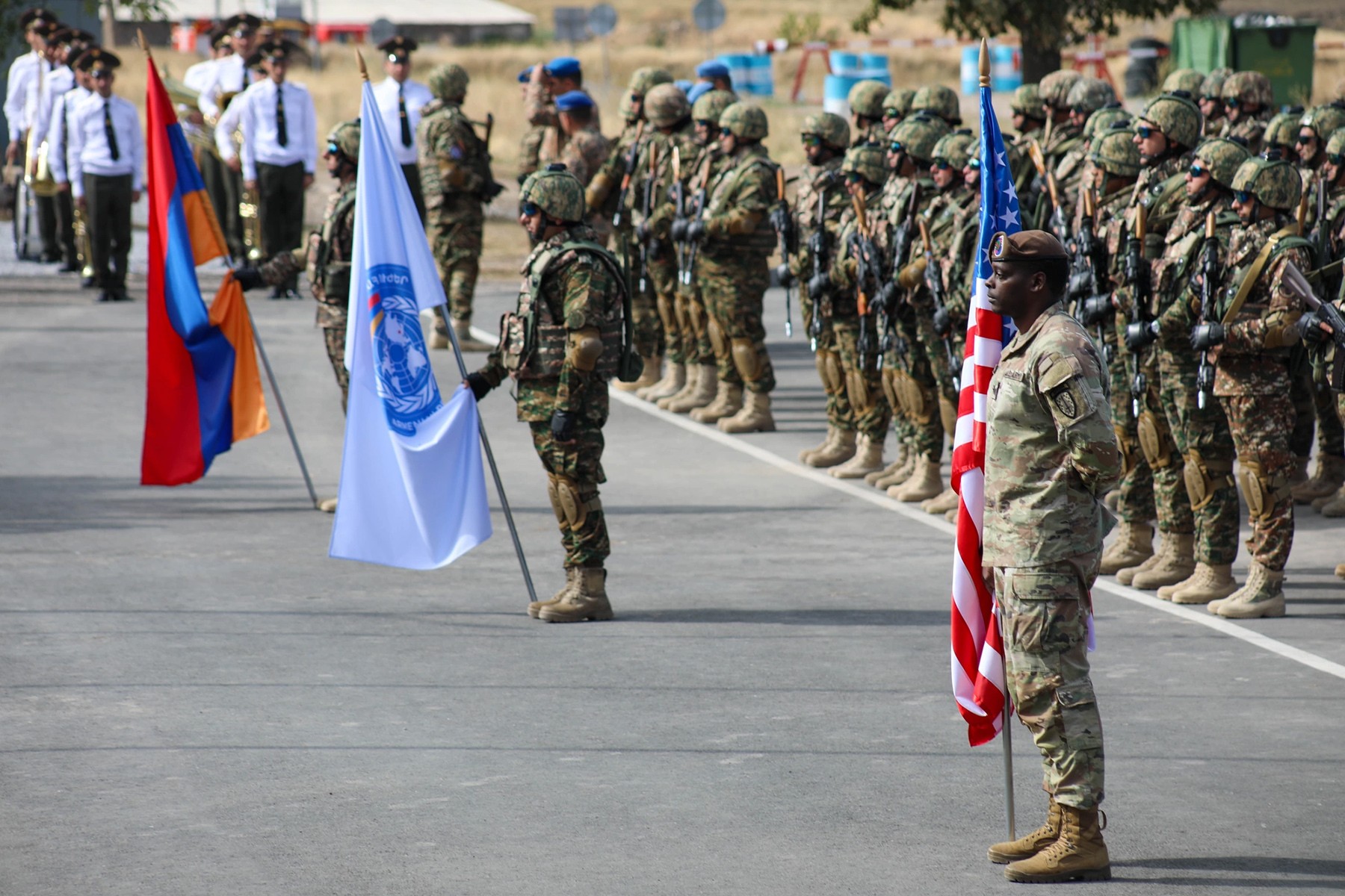 Joint Armenian–American military drills in Armenia. Image via DVIDS.
