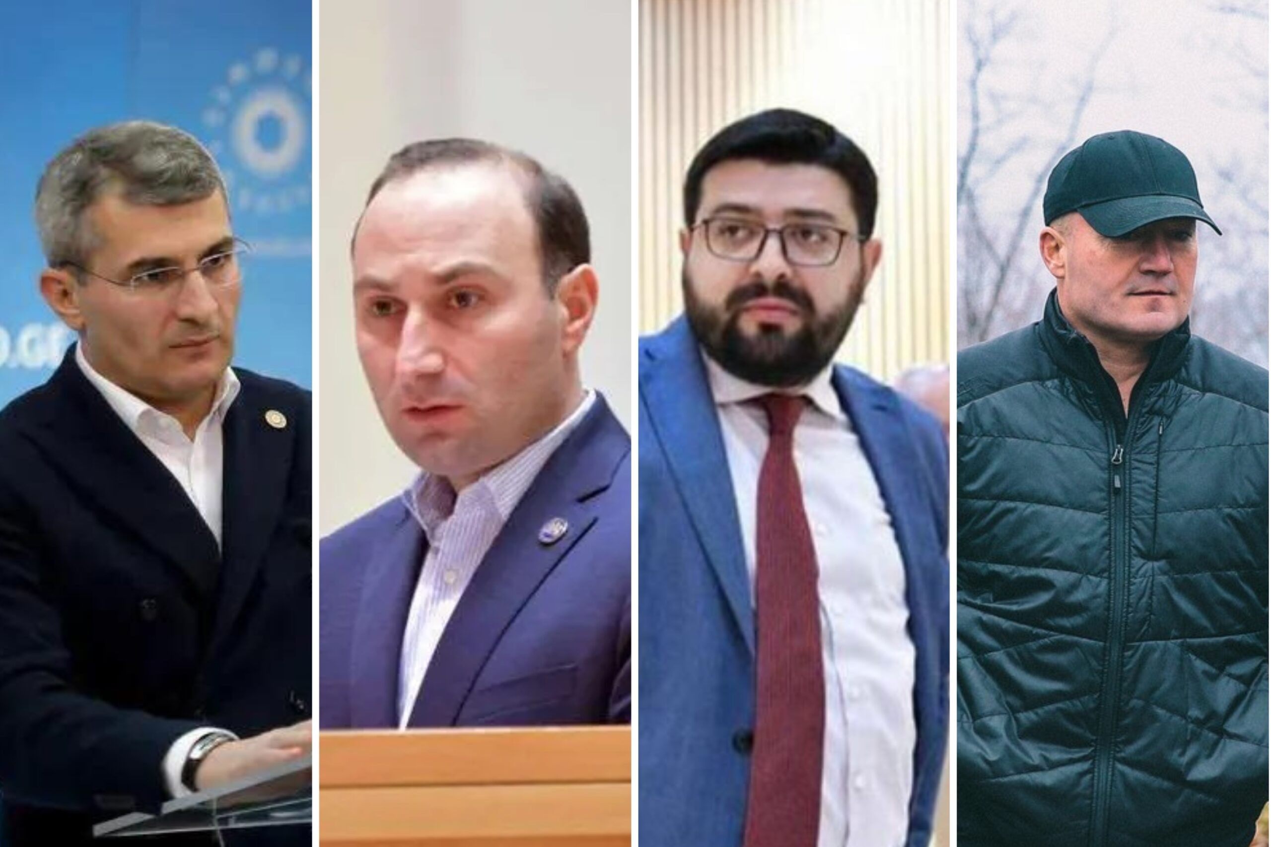 Left to right: Mamuka Mdinaradze, Anri Okhanashvili, Dimitri Samkharadze, and Zviad Kharazishvili.