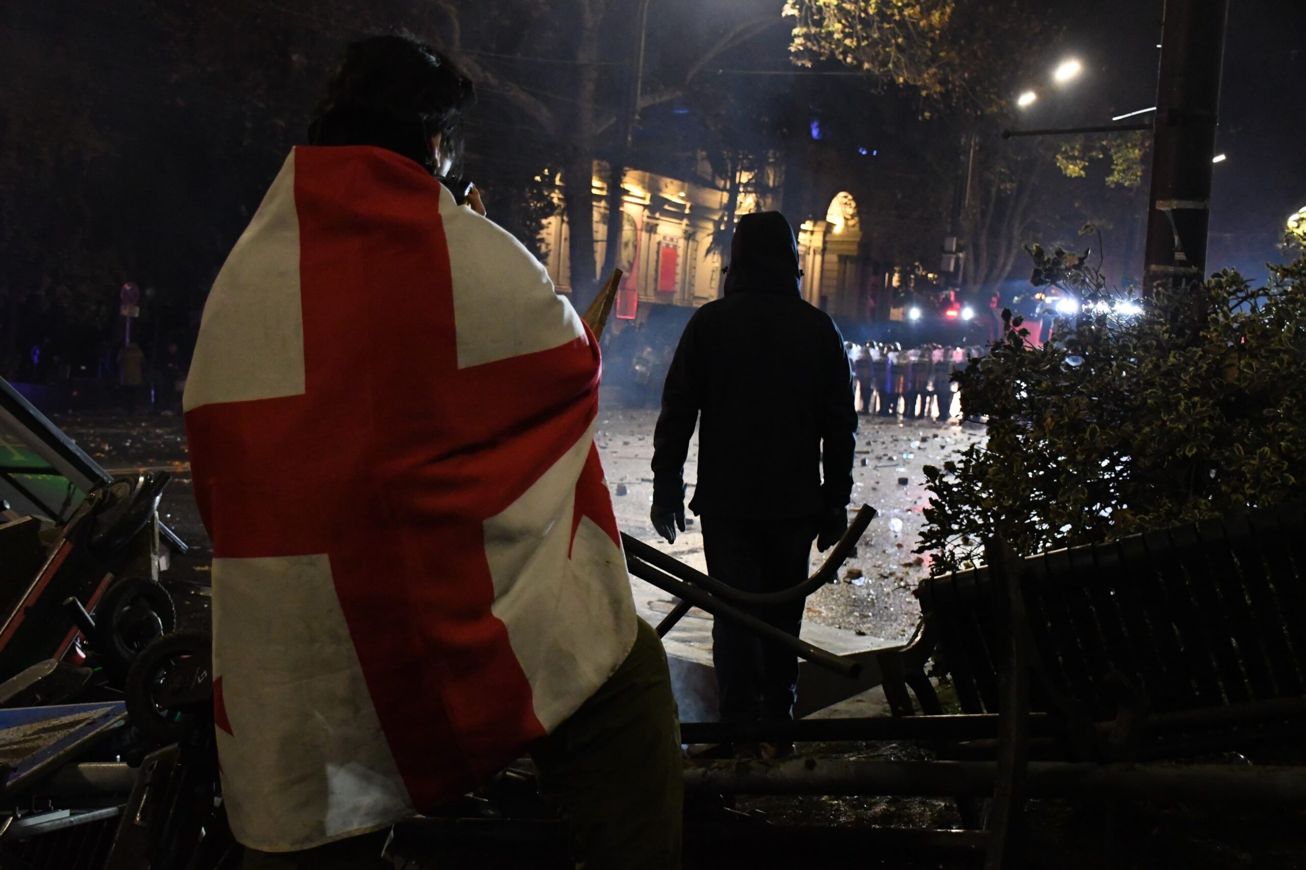 Protesters in Tbilisi. Photo: Mariam Nikuradze/OC Media.