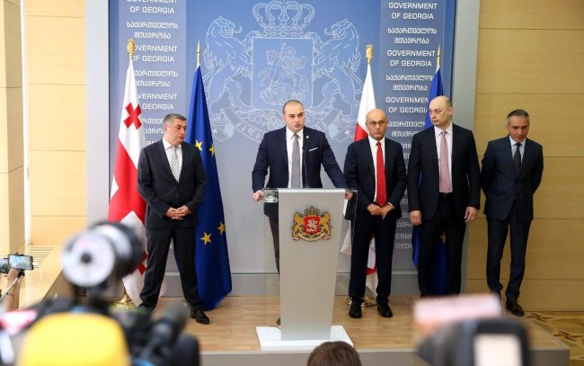Georgian Pm Names Three Newcomers For New Small Government Cabinet