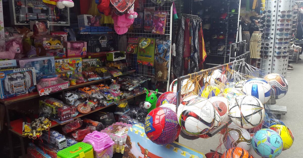 Hazardous toys on sale in Georgian markets