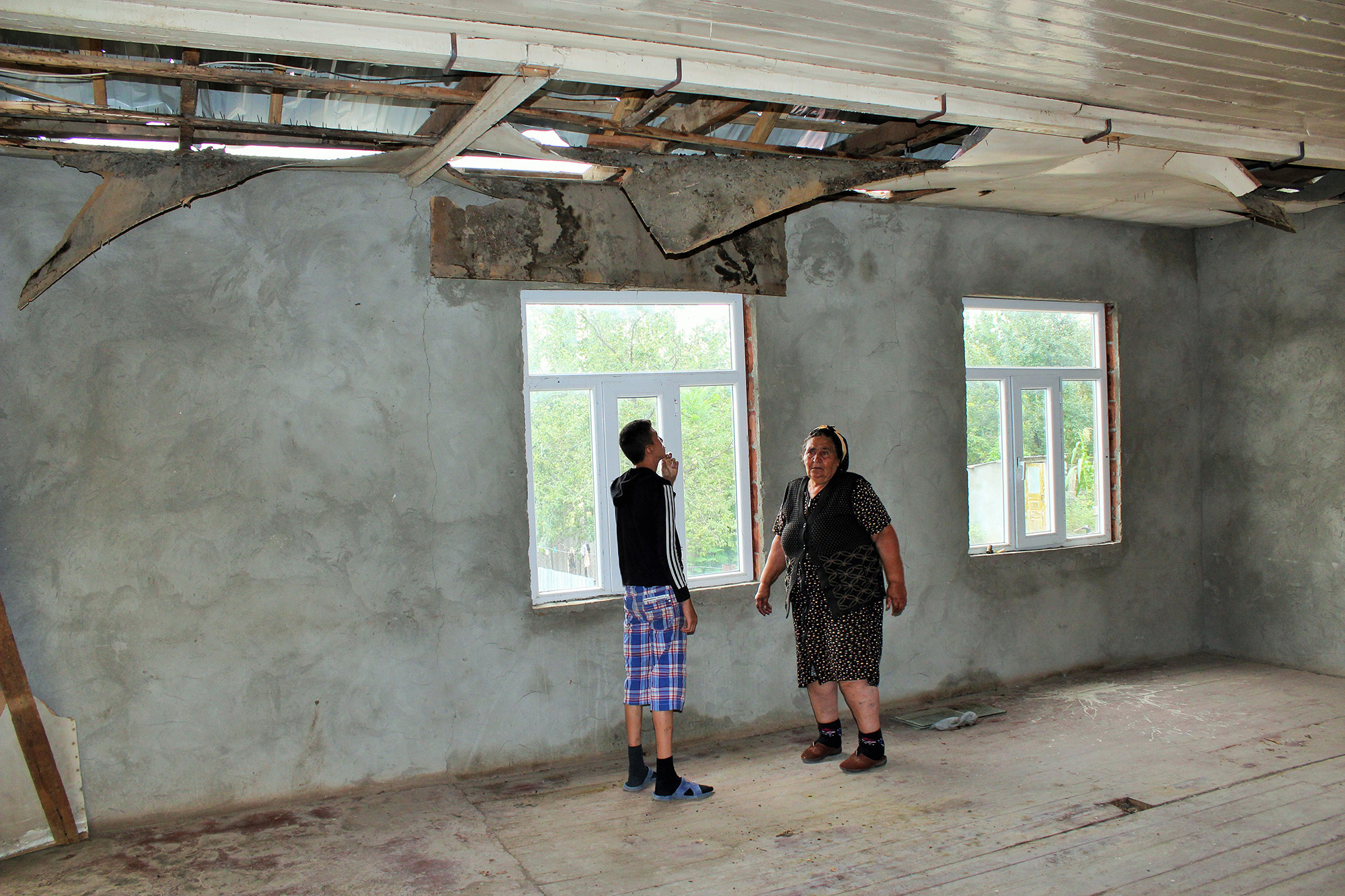 Aliyeva had only recently taken a loan to renovate her home. Photo: Seymur Kazimov/OC Media. 
