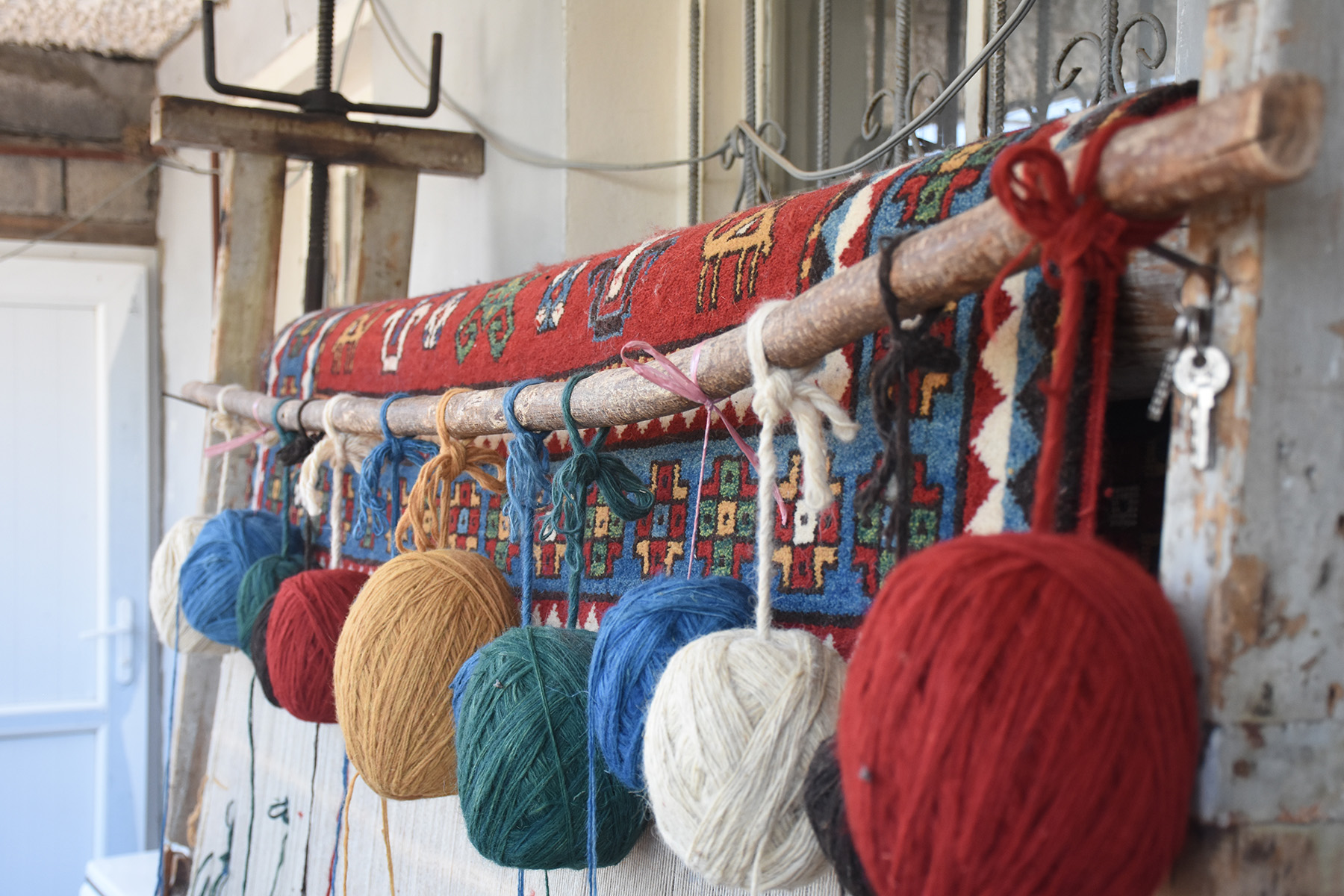 Yarn used for carpet-making. Photo: Tata Shoshiashvili/OC Media. 
