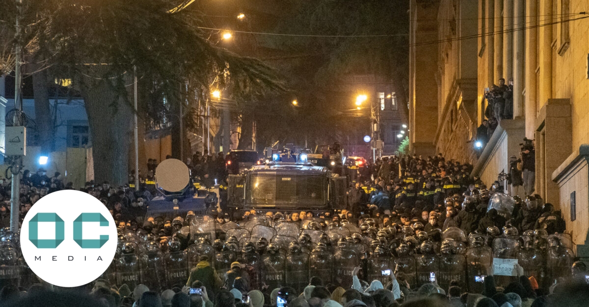 Georgian Foreign Agent Bill Passes First Reading As Police Use Tear Gas ...