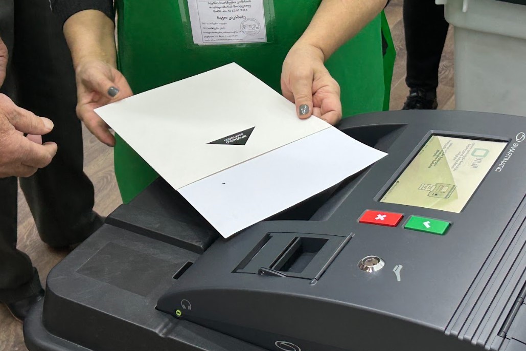 Polling station in Zugdidi. Photo: Bubu Gvadzabia/OC Media