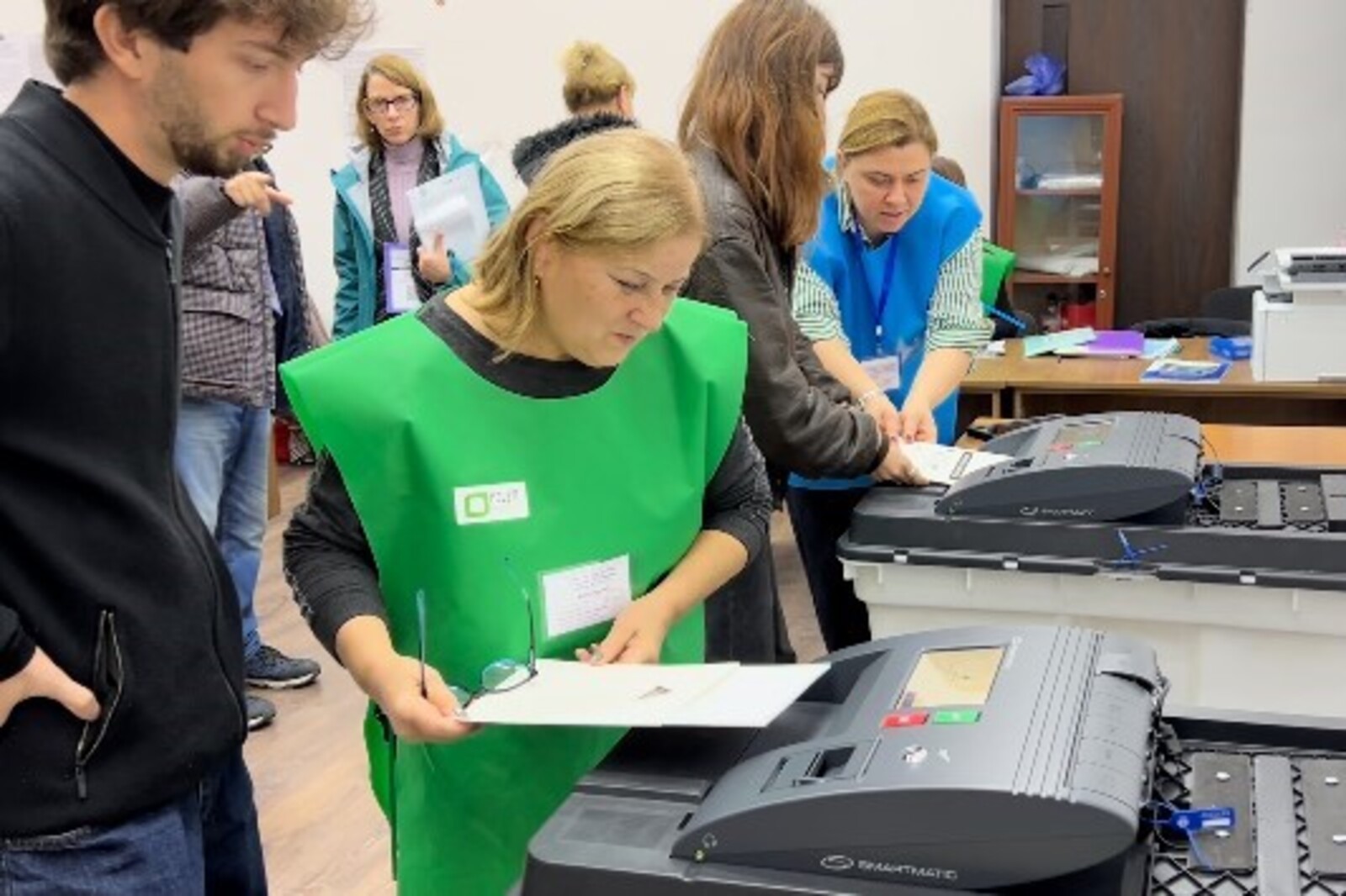 Polling station in Zugdidi. Photo: Bubu Gvadzabia/OC Media