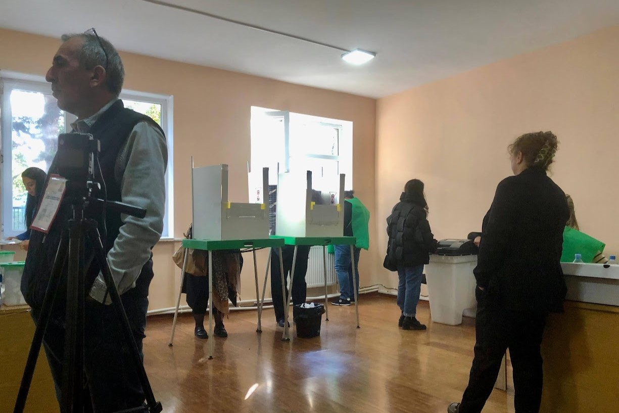 Polling station No 8, Telavi. Photo: Tekla Gvaramia/OC Media