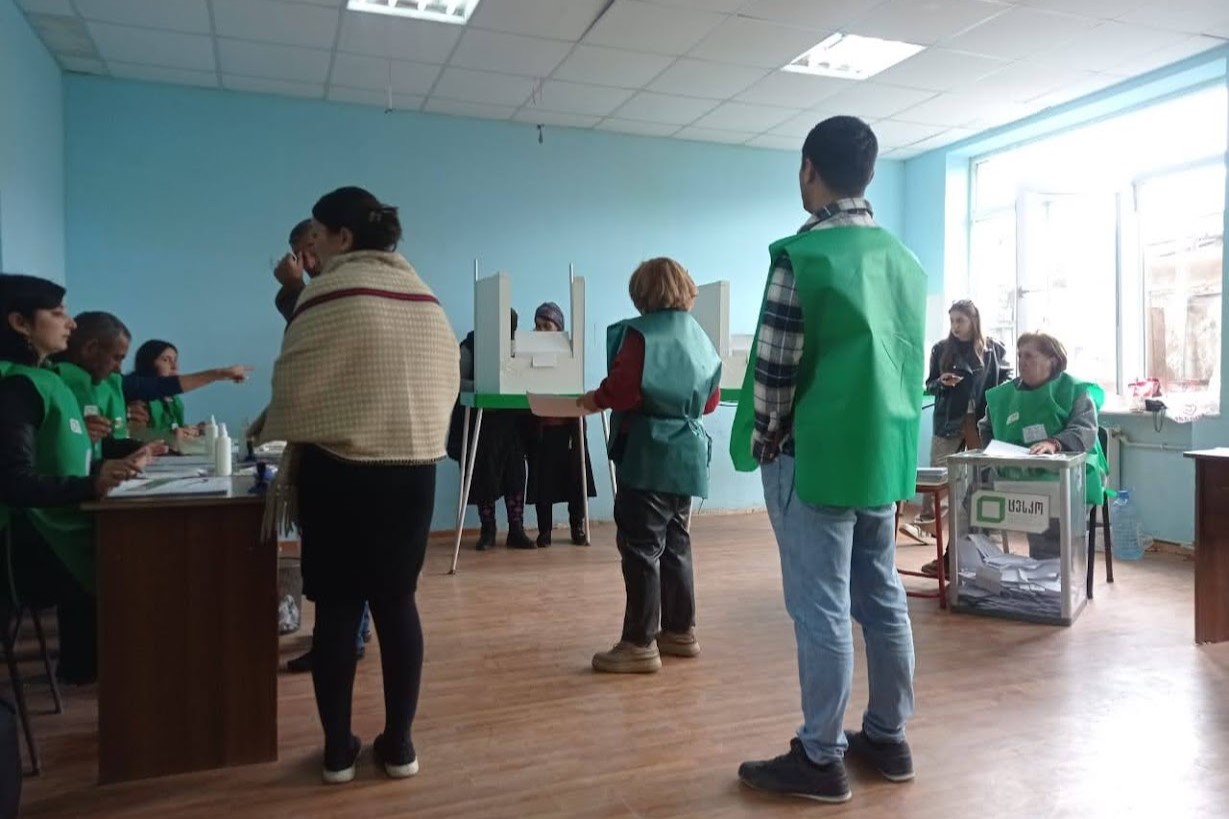 Polling station No 30, Iormughanlo village. Photo: Aytan Farhadova/OC Media