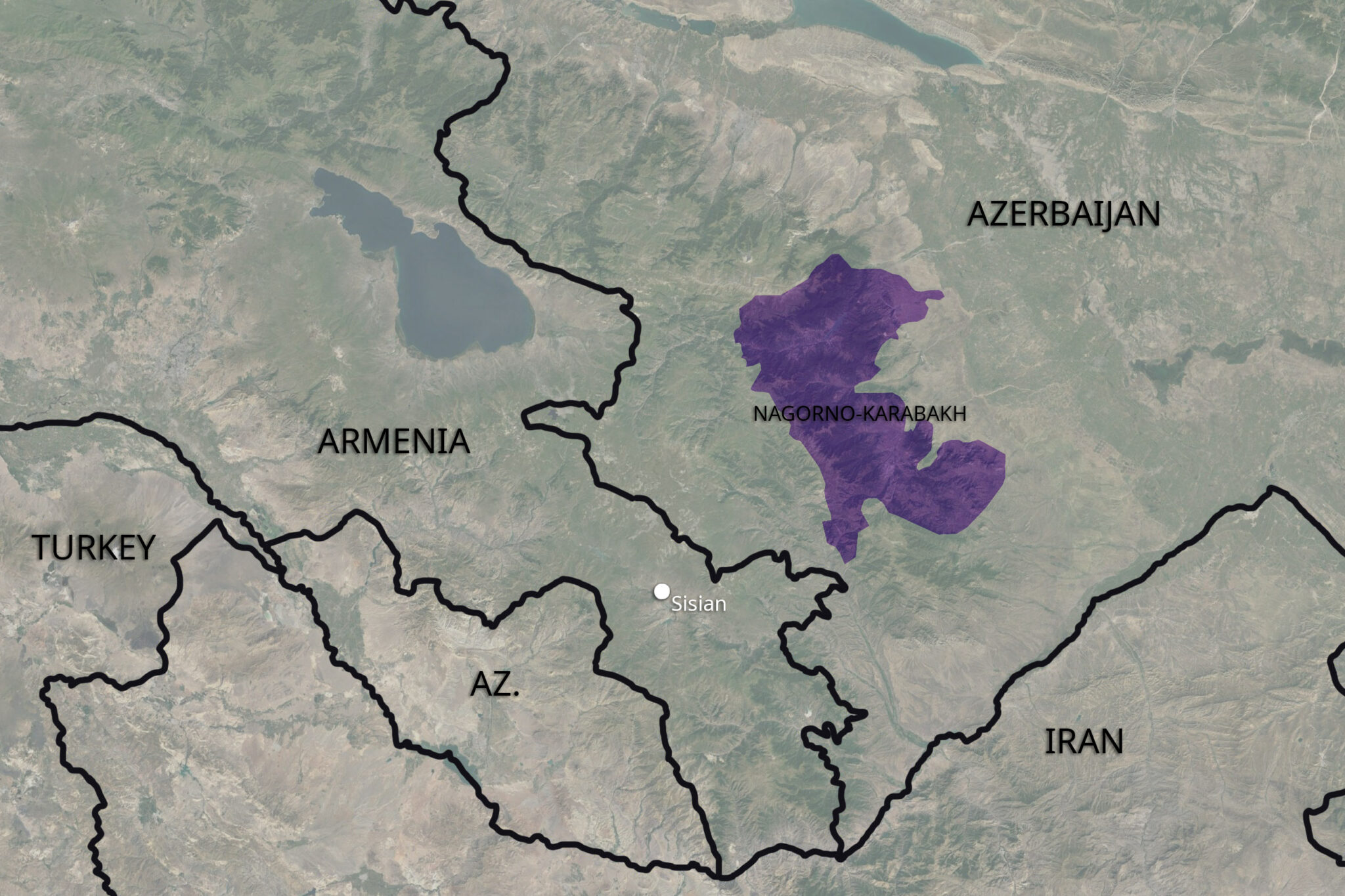 Спутник Armenia Azerbaijan border. Агрессия Азербайджана на Сюник карта. Границы азербайджан казахстан